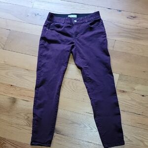 Knox Rose Women's Maroon Jeans Size 8